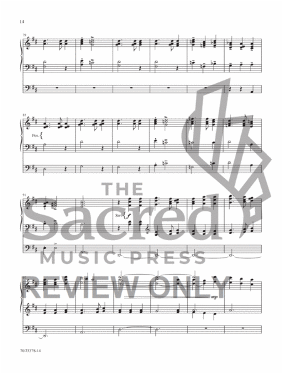 My Song Is Love Unknown My Song Is Love Unknown Organ Solo scores gallery preview page 10