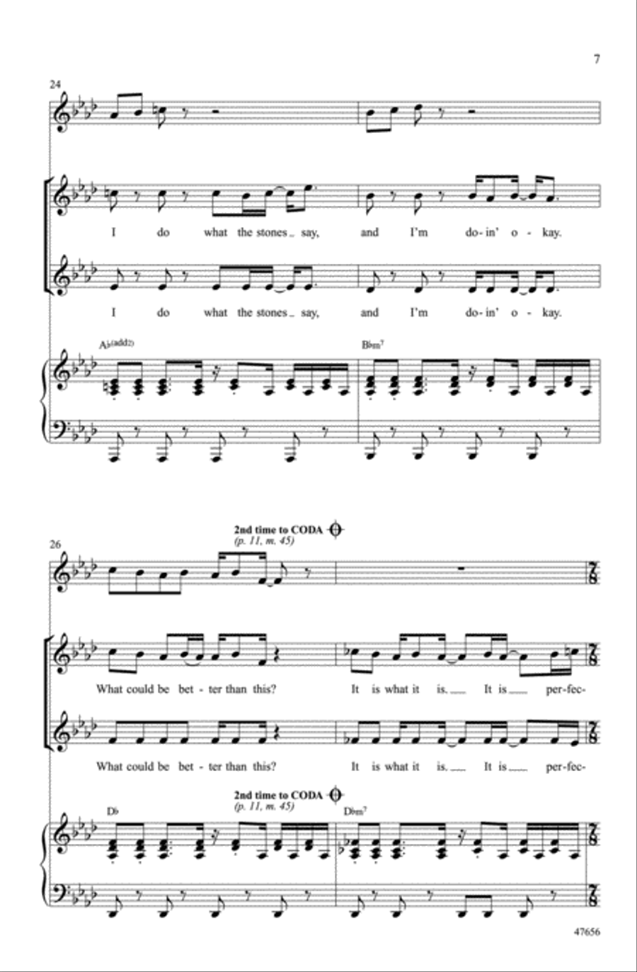Perfection Choir scores gallery preview page 6