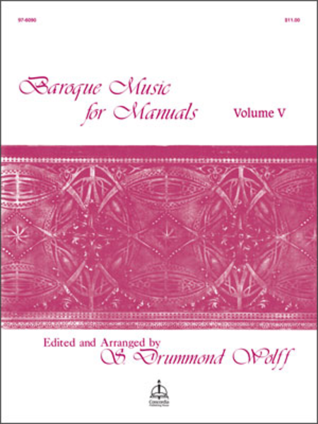 Baroque Music For Manuals, Volume V