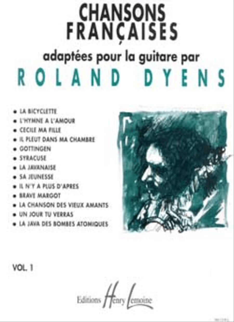Chansons francaises - Volume 1 Acoustic Guitar scores gallery preview page 1