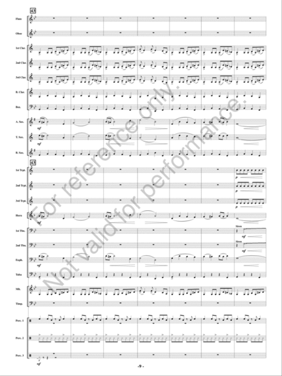 Full Throttle Concert Band scores gallery preview page 8