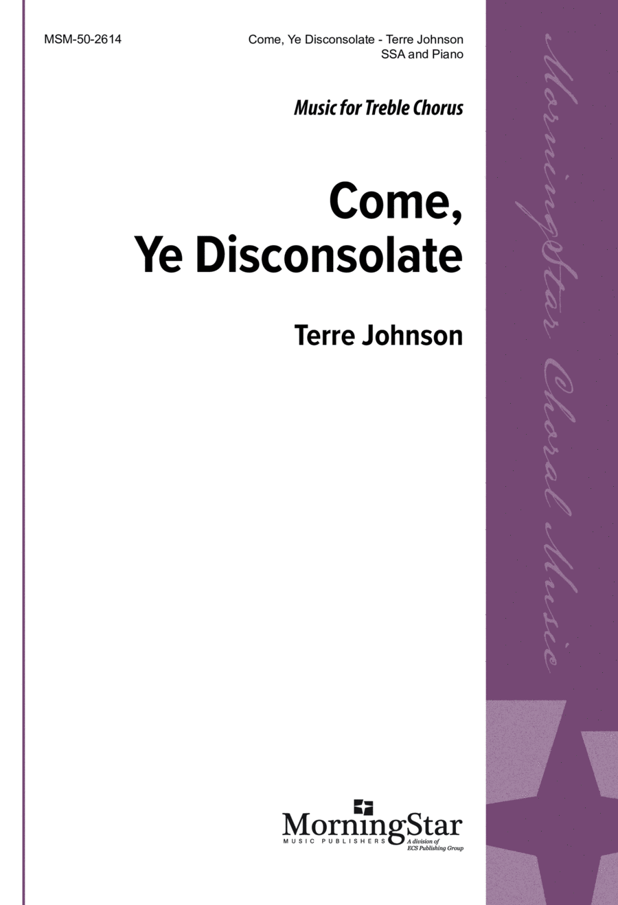 Come, Ye Disconsolate SSA scores gallery preview page 1