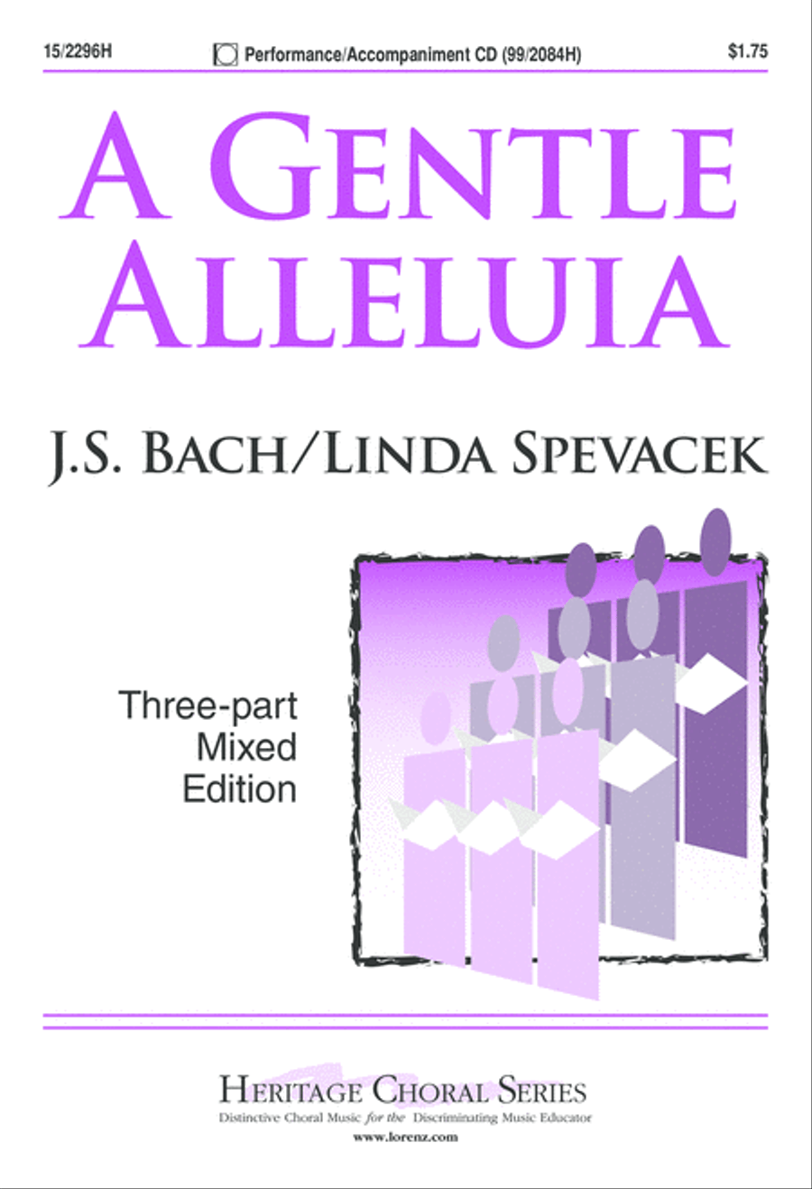 A Gentle Alleluia 3-Part scores gallery preview page 1