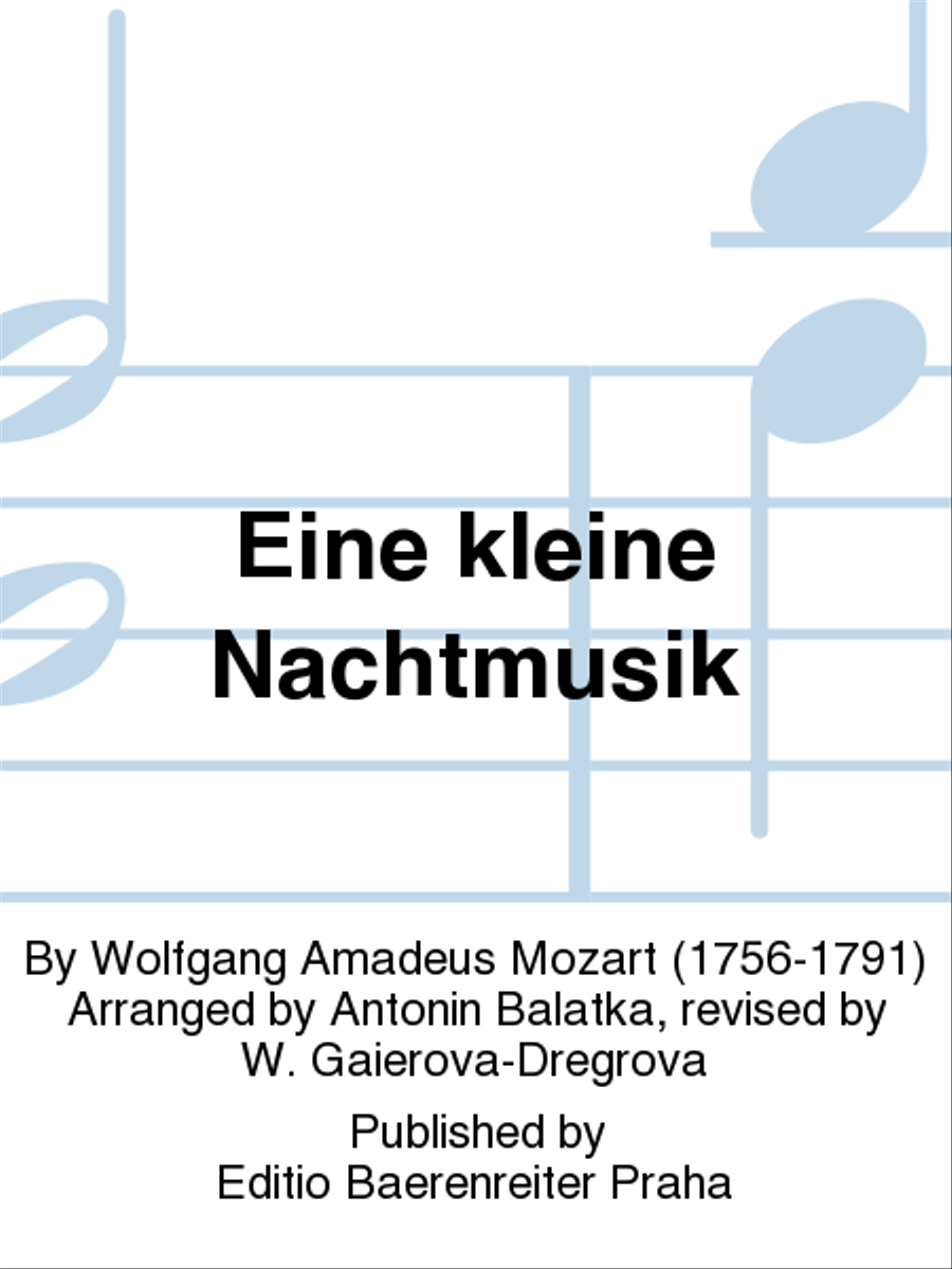 Eine kleine Nachtmusik Piano Solo scores gallery preview page 1