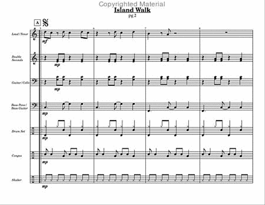 Island Walk Steel Drum Band scores gallery preview page 3