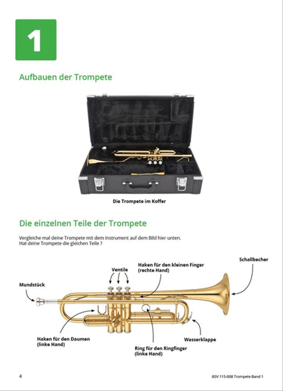 Gemeinsam Lernen & Spielen 1 Trompete Trumpet scores gallery preview page 3
