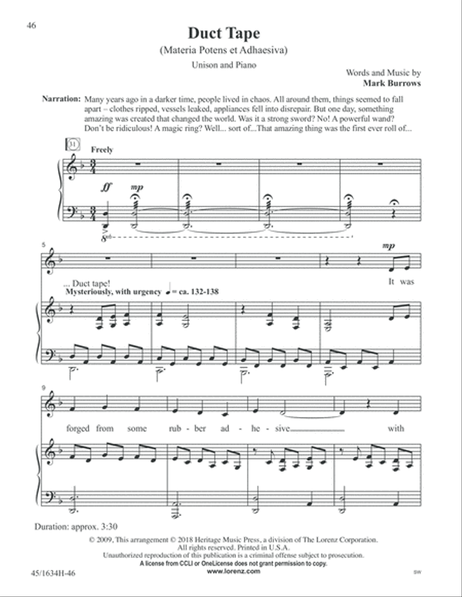 Together Together Unison Choir scores gallery preview page 46