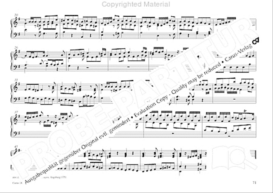 Organo pleno. Orgelstucke zum Ein- und Auszug Organ Solo scores gallery preview page 79