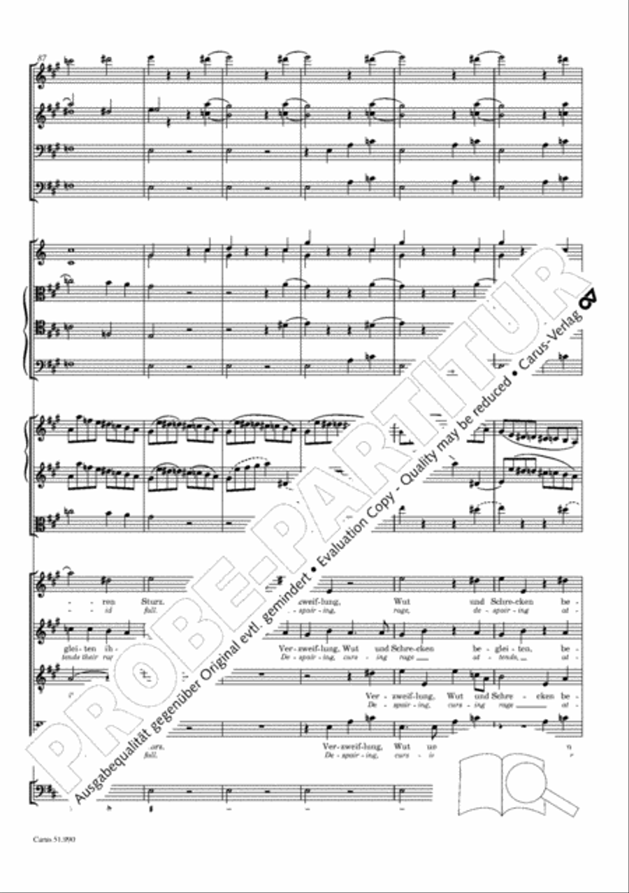 The Creation (Die Schopfung) 4-Part scores gallery preview page 45