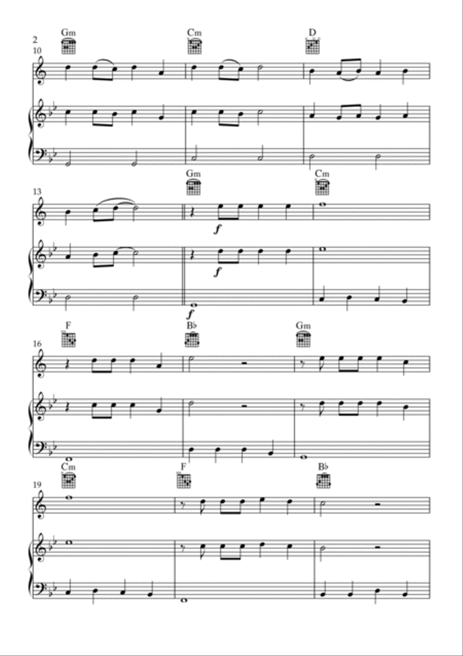 Flowers Flowers B-Flat Trumpet scores gallery preview page 2