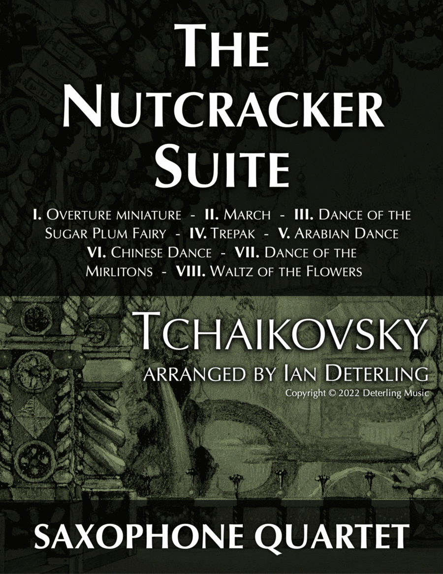 The Nutcracker Suite Saxophone Quartet scores gallery preview page 1