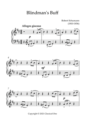Schumann - Blindman’s Buff(With Note name)