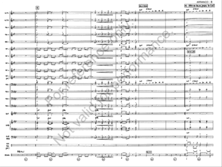 Arranco Arranco Jazz Ensemble scores gallery preview page 7