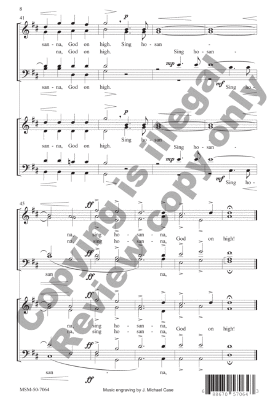 Holy, Holy, Holy Holy, Holy, Holy Divisi scores gallery preview page 8