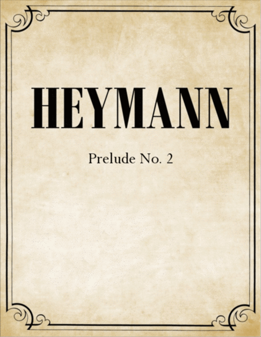 Prelude No. 2 Piano Solo scores gallery preview page 1