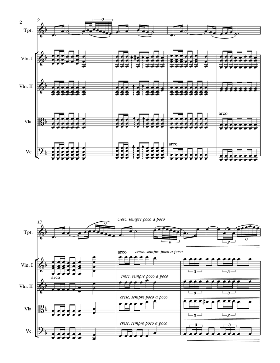 A Fistful Of Dollars Chamber Orchestra scores gallery preview page 2
