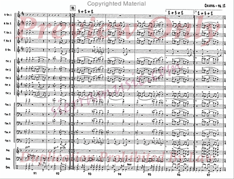 Chiapas Chiapas Jazz Ensemble scores gallery preview page 13