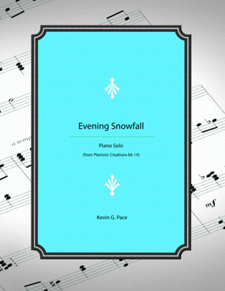 Evening Snowfall - original piano solo