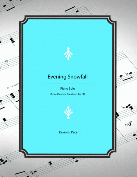Evening Snowfall - original piano solo image number null