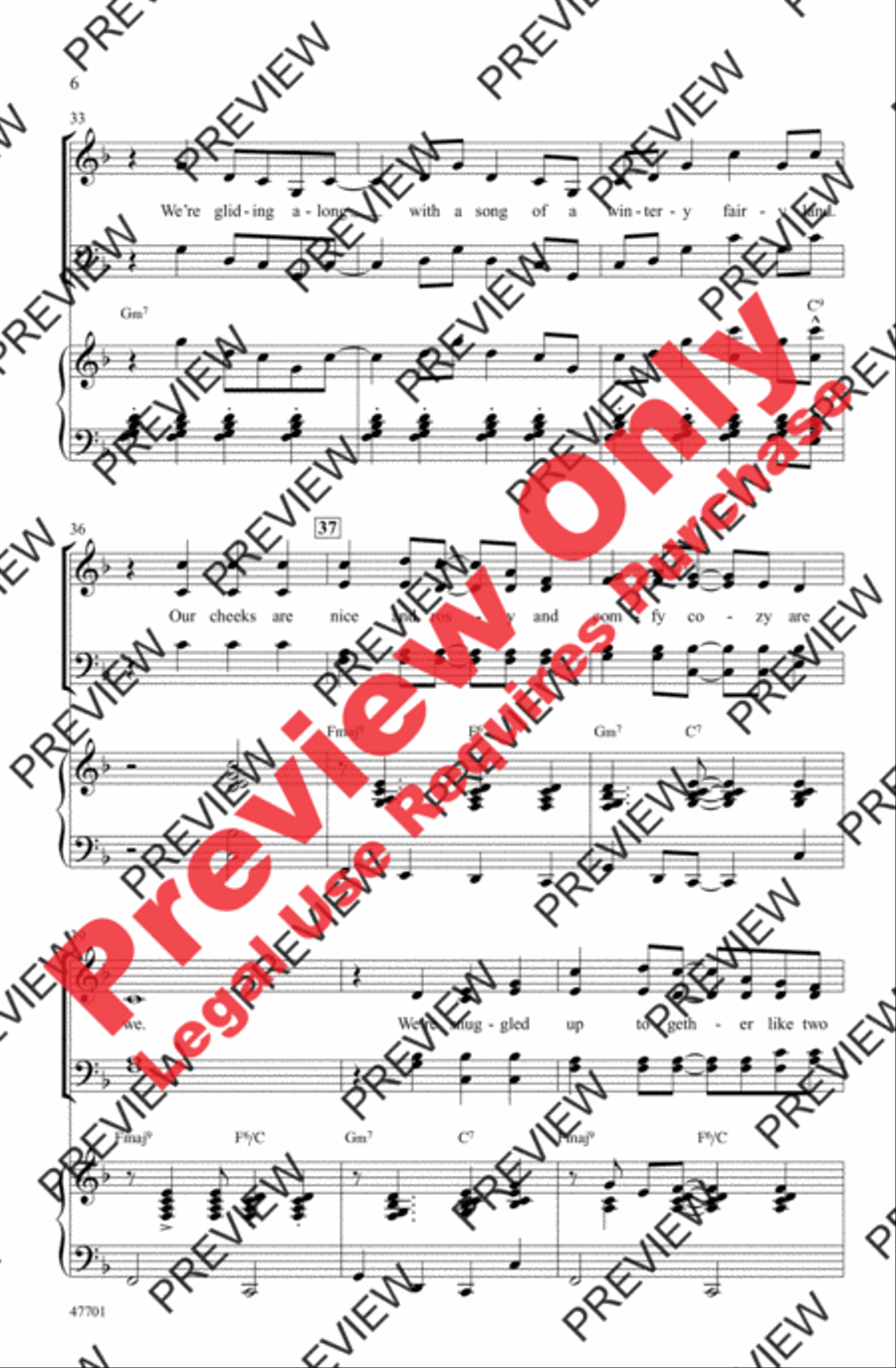 Sleigh Ride Sleigh Ride 4-Part scores gallery preview page 6