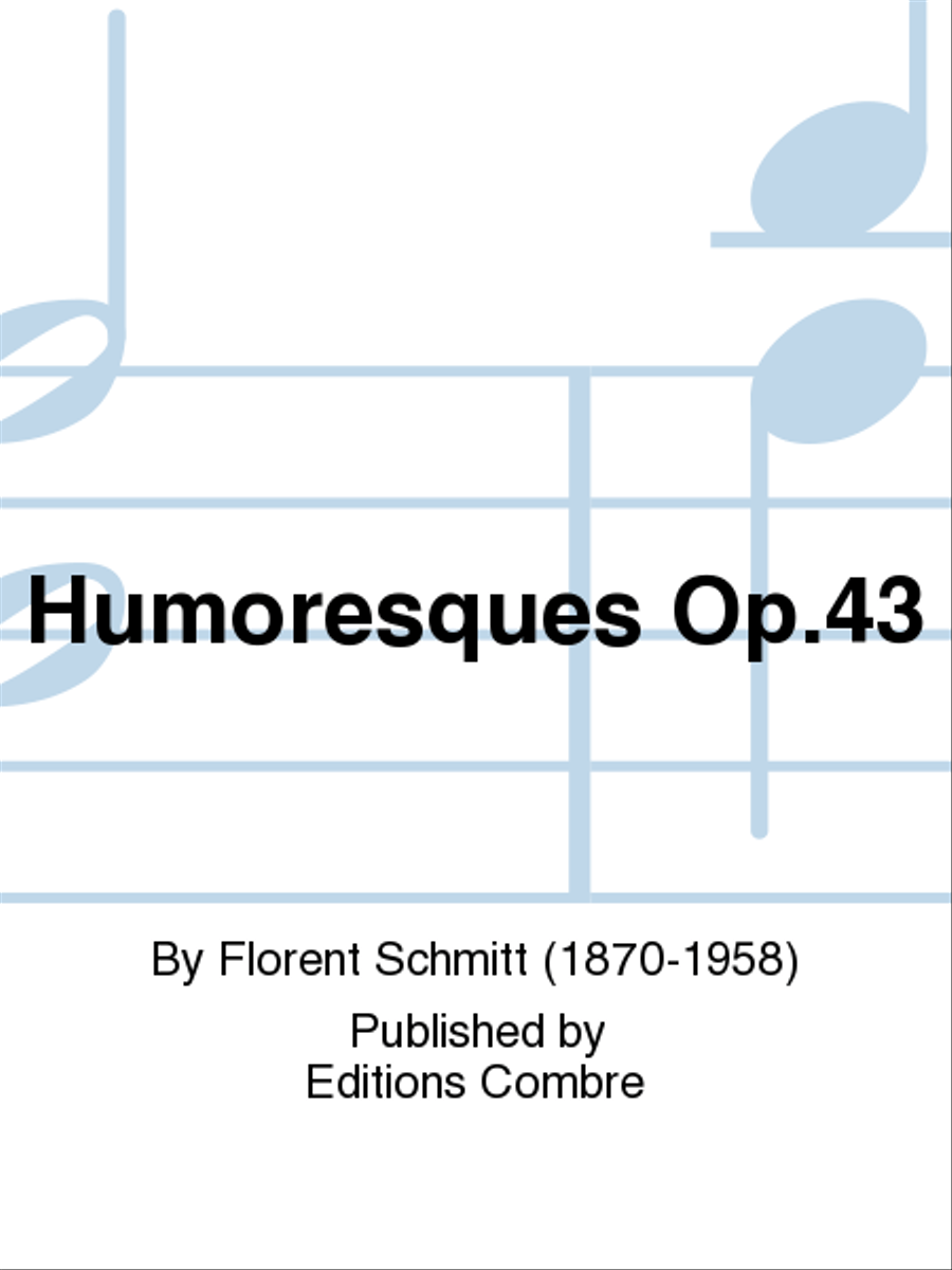 Humoresques Op. 43 Piano Duet scores gallery preview page 1