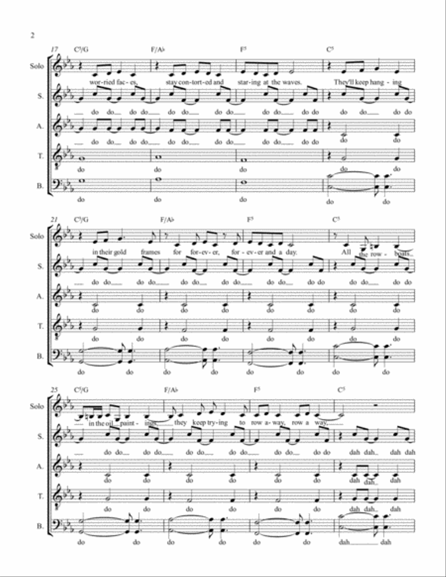 All The Rowboats 4-Part scores gallery preview page 2