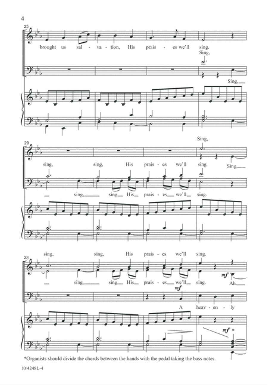 Rejoice and Be Merry 4-Part scores gallery preview page 5