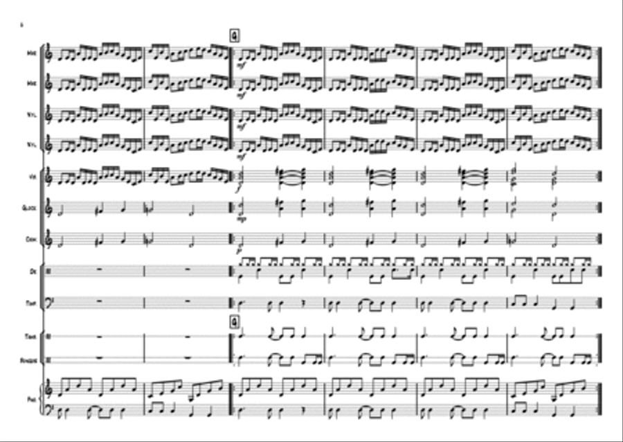 Toss The Feathers Orff Instrument scores gallery preview page 6