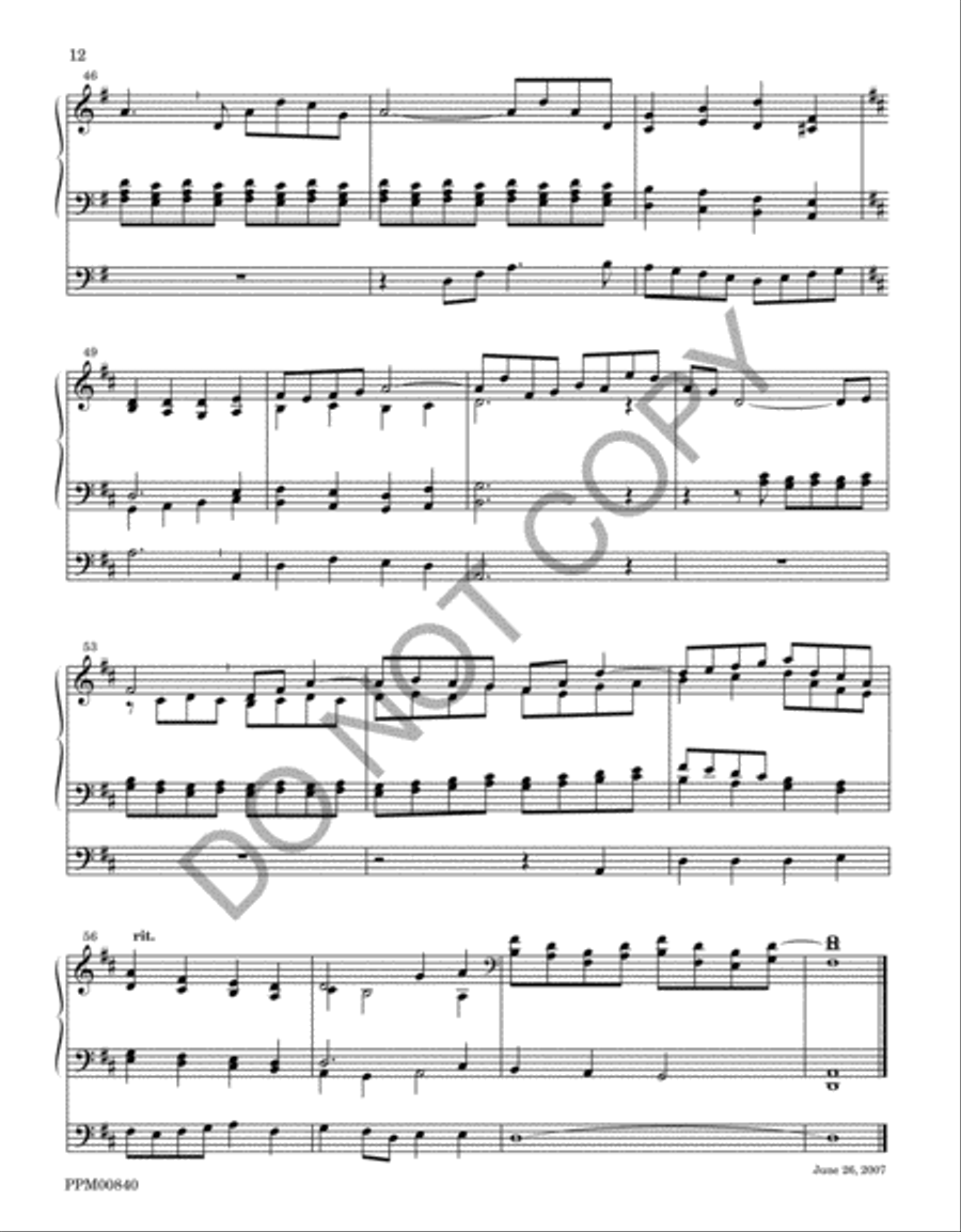 I Sing the Almighty Power of God: Organ Voluntaries on the Hymn Tunes of Ralph Vaughan Williams Volume III Organ scores gallery preview page 15