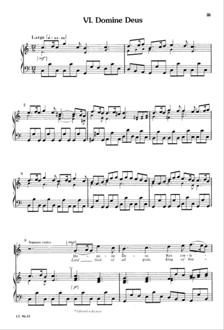 Gloria Gloria 4-Part scores gallery preview page 36