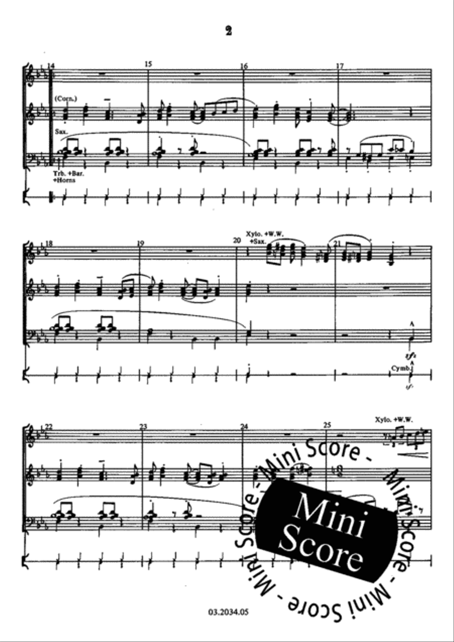 Revival Rag 1920 Big Band scores gallery preview page 6