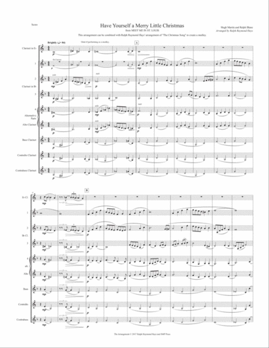 Have Yourself A Merry Little Christmas from MEET ME IN ST. LOUIS Woodwind Ensemble scores gallery preview page 2