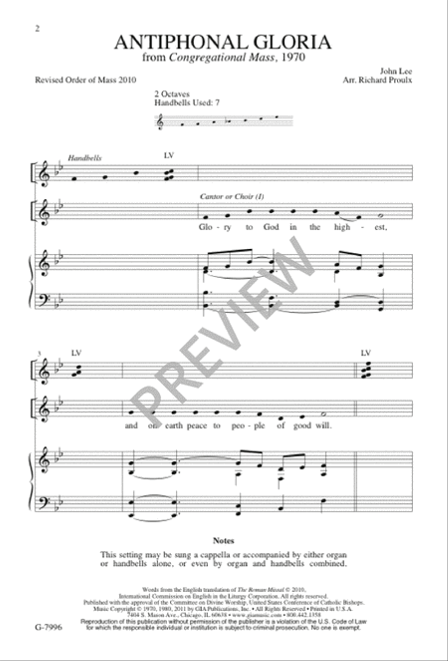 Antiphonal Gloria from 