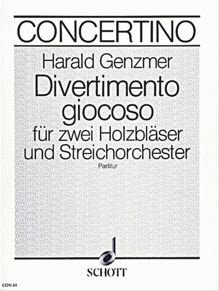 Divertimento giocoso Orchestra scores gallery preview page 1