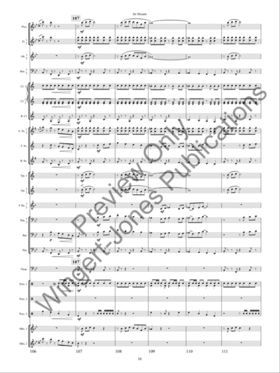 Jet Stream Concert Band scores gallery preview page 19