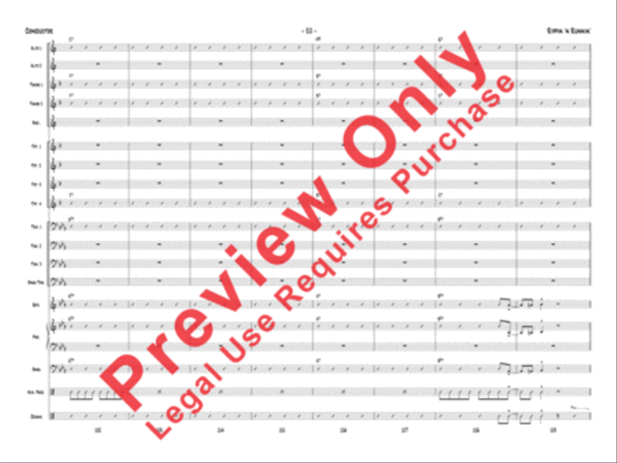 Rippin' 'n Runnin' Jazz Ensemble scores gallery preview page 21