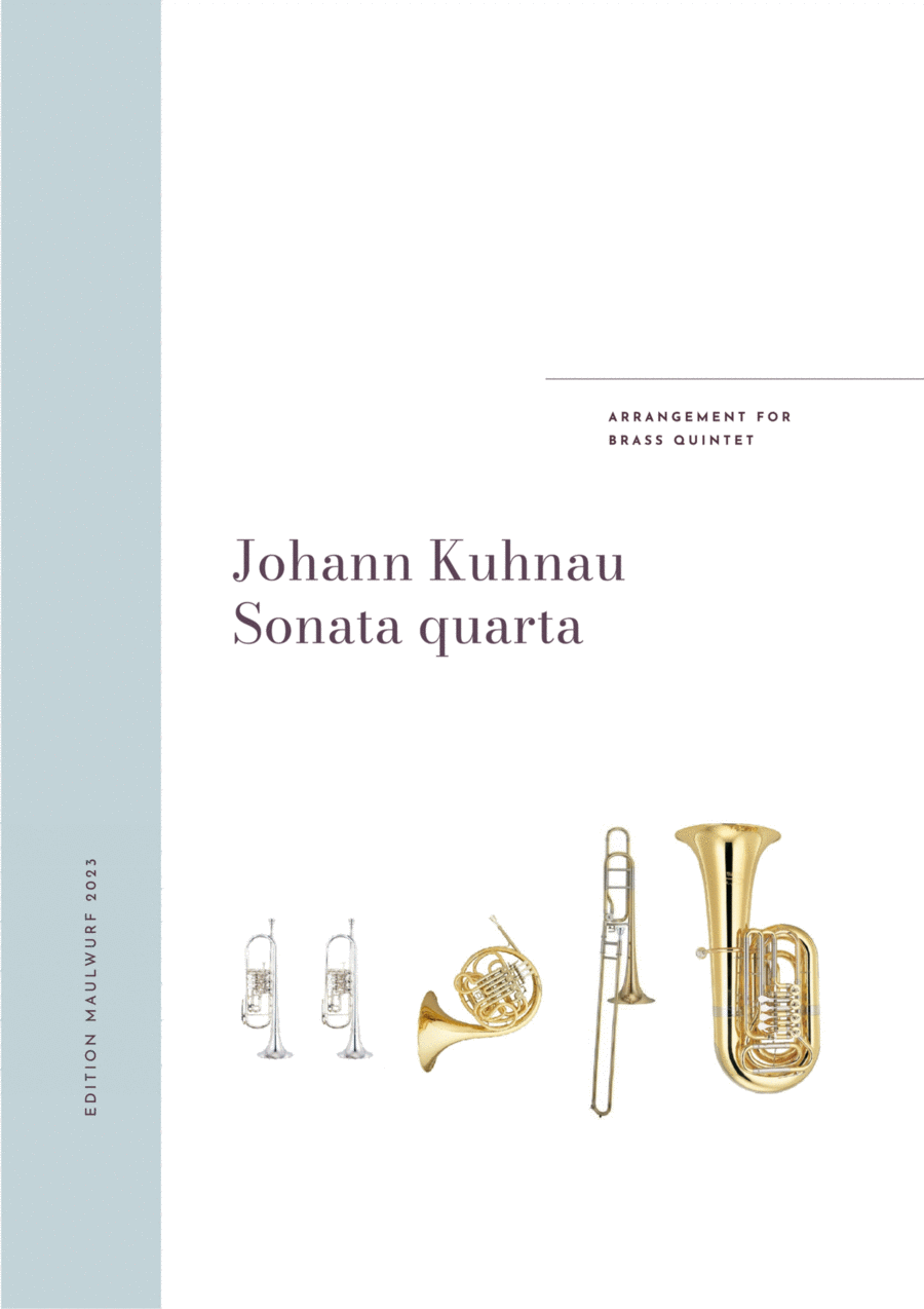 Biblical Sonata No.4 Brass Quintet scores gallery preview page 1