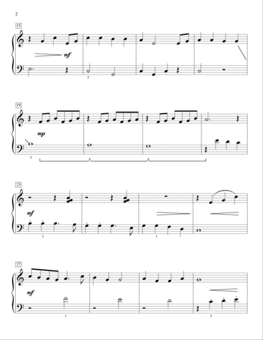 A Holly Jolly Christmas Piano Method scores gallery preview page 2