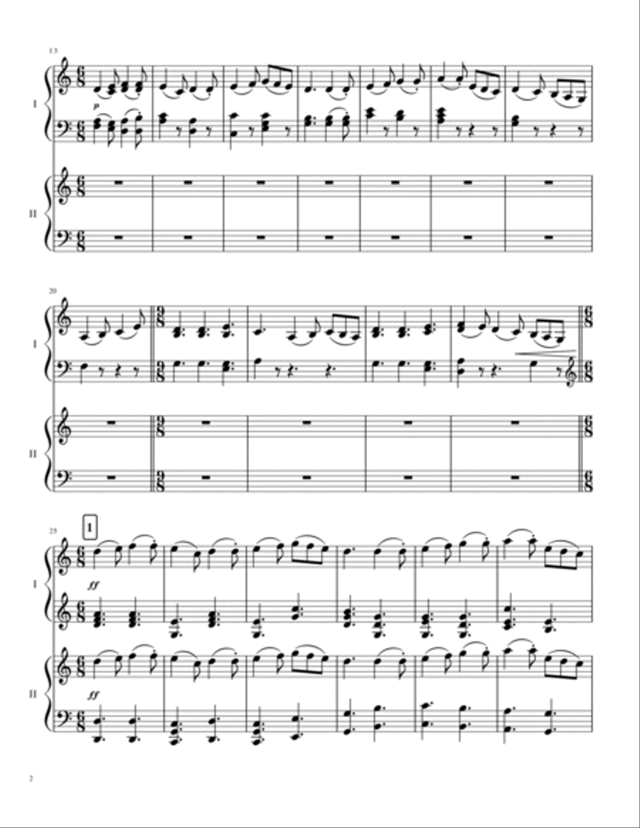 St. Paul's Suite: I. Jig Piano scores gallery preview page 2