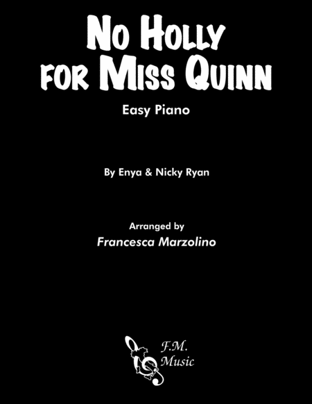 No Holly For Miss Quinn (Easy Piano) image number null
