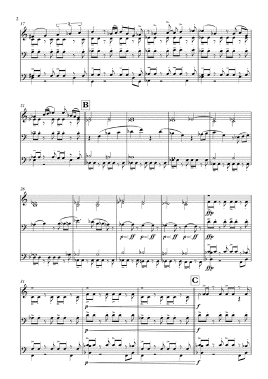 Glorious Sweet (Suite) Concert Band scores gallery preview page 2