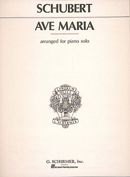 Ave Maria - Piano Solo