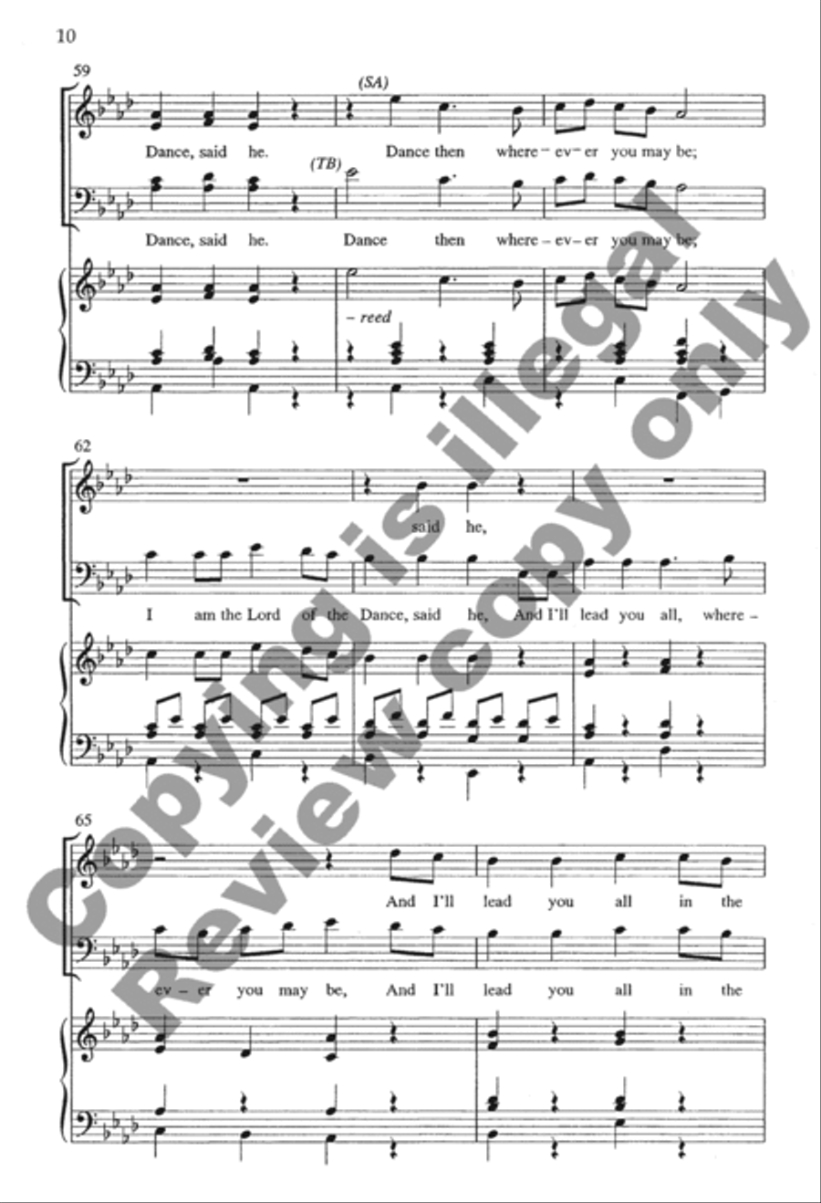 Lord of the Dance SA scores gallery preview page 10