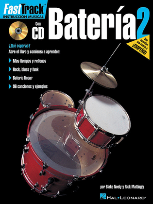 Book cover for FastTrack Drum Method – Spanish Edition
