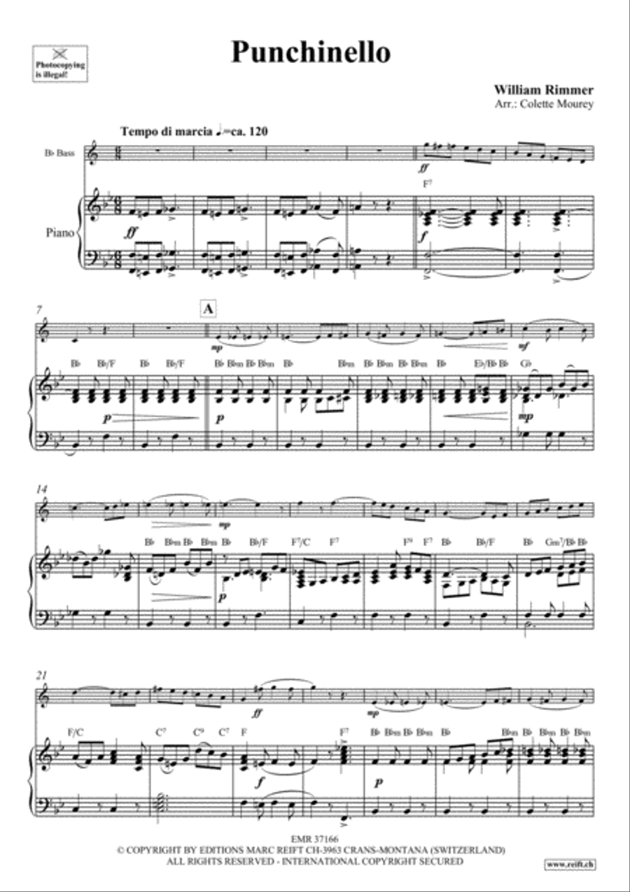 Punchinello Piano Accompaniment scores gallery preview page 4