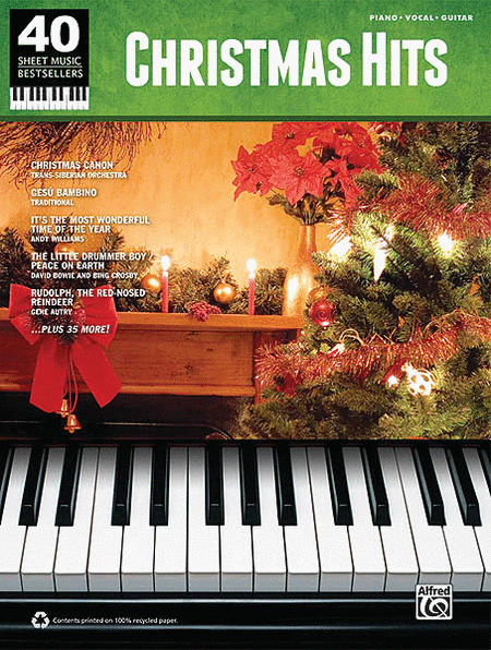 40 Sheet Music Bestsellers -- Christmas Songs