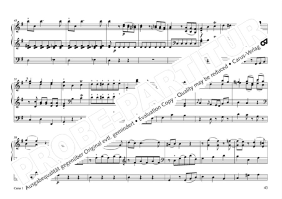 17 Church sonatas Organ Solo scores gallery preview page 44