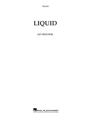 Book cover for Liquid - Piano