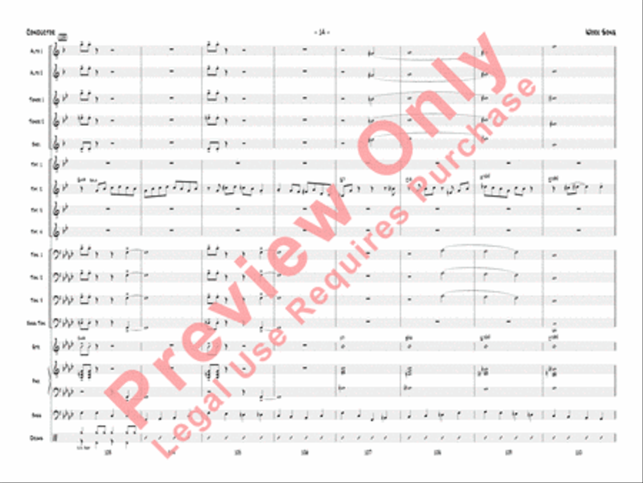 Work Song Jazz Ensemble scores gallery preview page 17