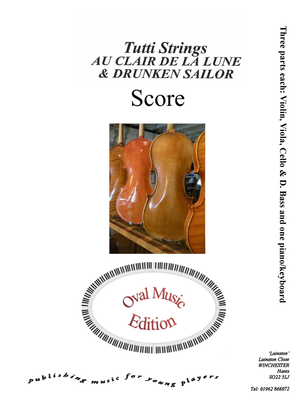 Au Clair de Lune & Drunken Sailor - Score Only